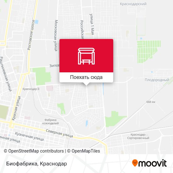 Карта Биофабрика