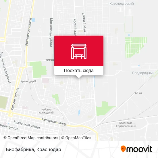 Карта Биофабрика