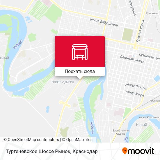 Карта Тургеневское Шоссе Рынок