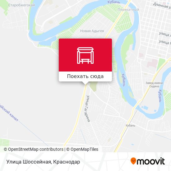 Карта Улица Шоссейная