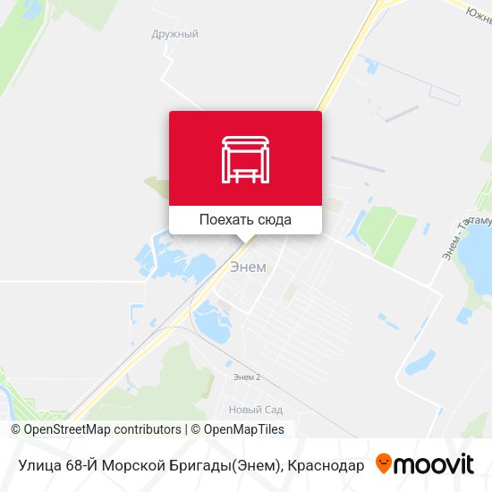 Карта Улица 68-Й Морской Бригады(Энем)