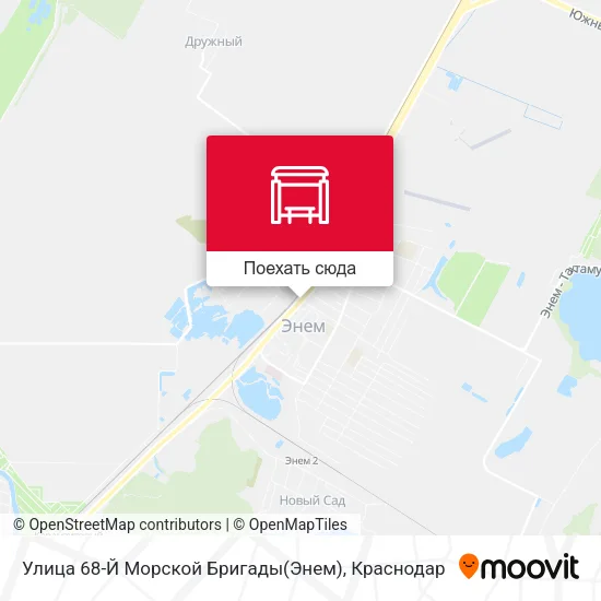 Карта Улица 68-Й Морской Бригады(Энем)