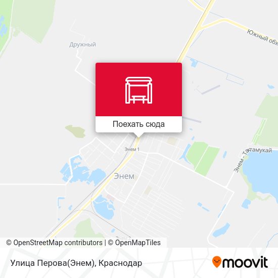 Карта Улица Перова(Энем)