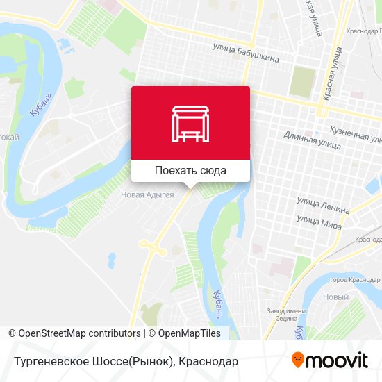 Карта Тургеневское Шоссе(Рынок)