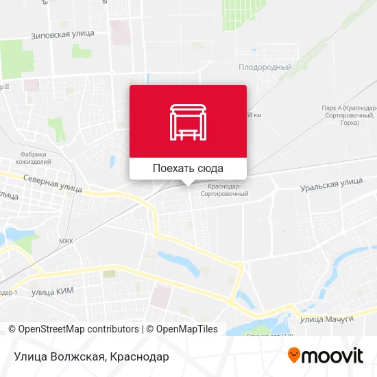 Карта Улица Волжская