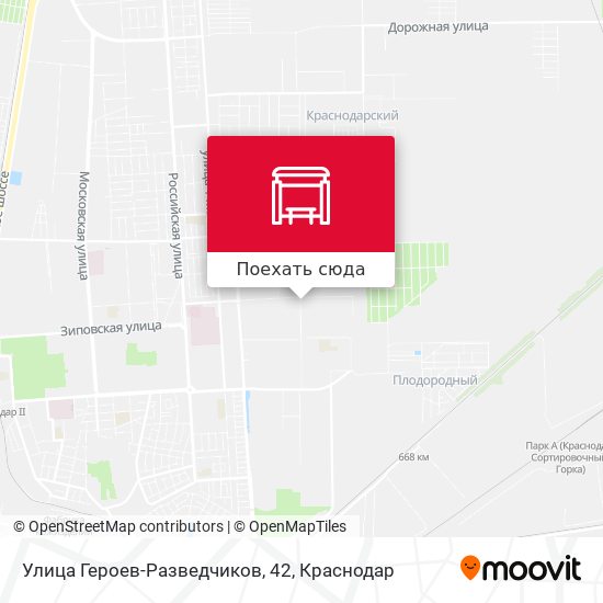 Карта Улица Героев-Разведчиков, 42