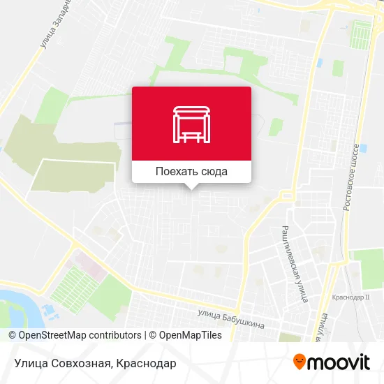 Карта Улица Совхозная