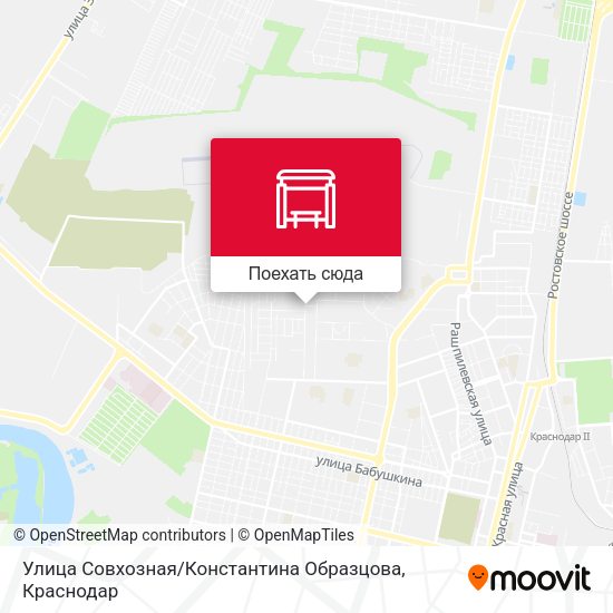 Карта Улица Совхозная / Константина Образцова
