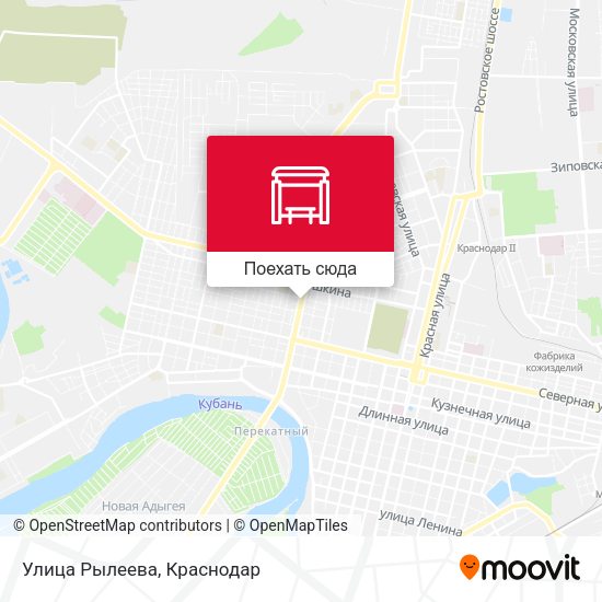 Карта Улица Рылеева