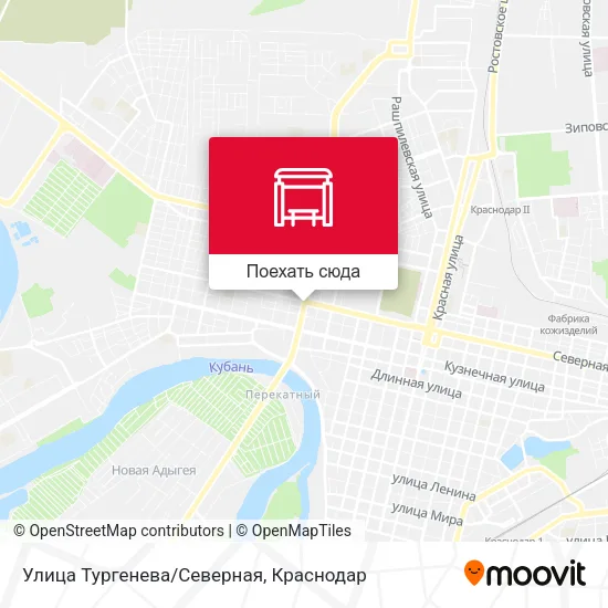 Карта Улица Тургенева/Северная