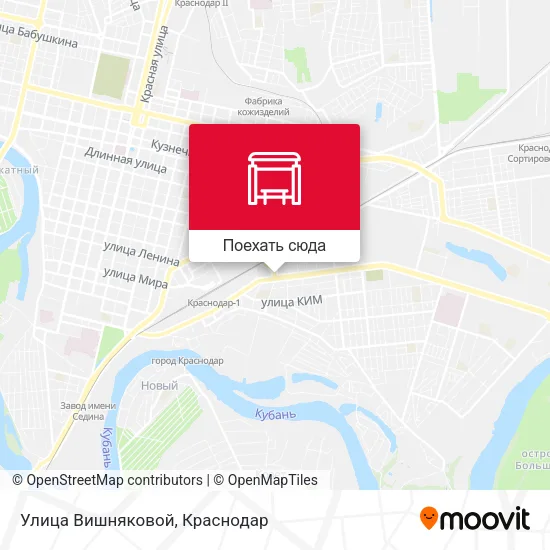 Карта Улица Вишняковой