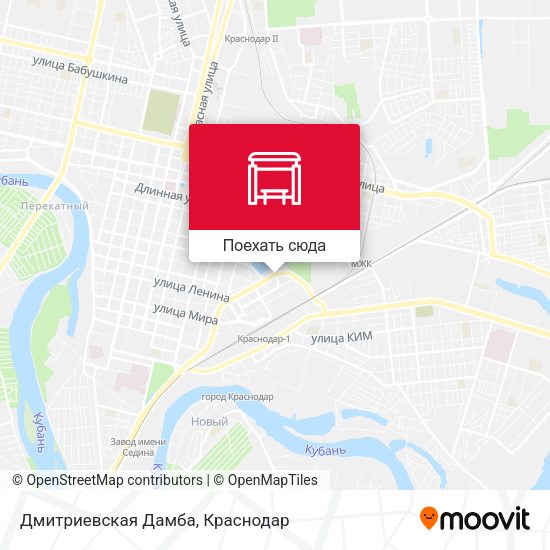 Карта Дмитриевская Дамба
