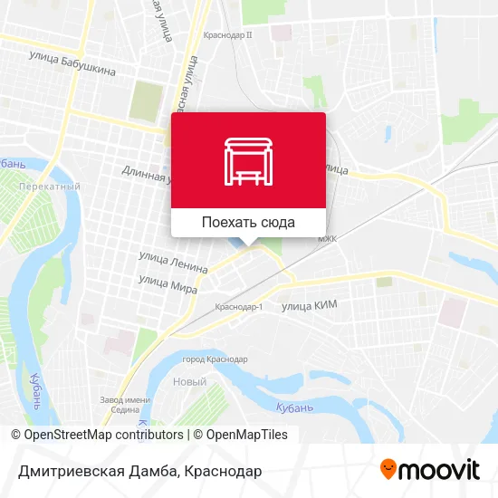 Карта Дмитриевская Дамба