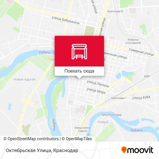 Карта Октябрьская Улица