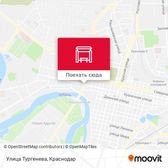 Карта Улица Тургенева