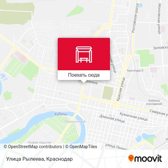 Карта Улица Рылеева