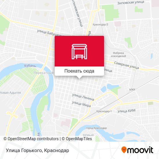 Карта Улица Горького