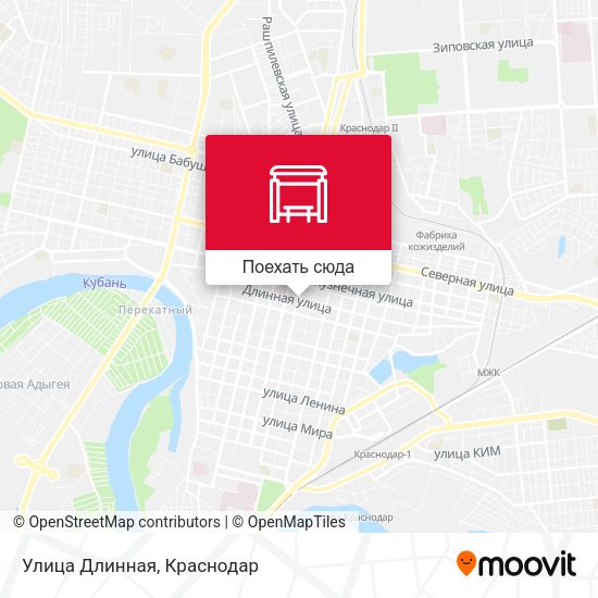 Карта Улица Длинная