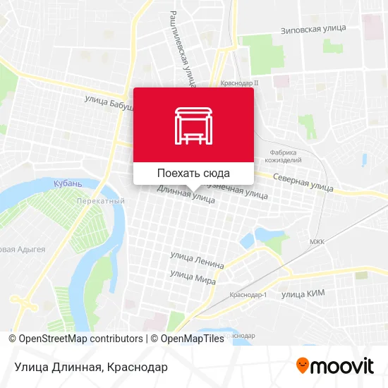 Карта Улица Длинная