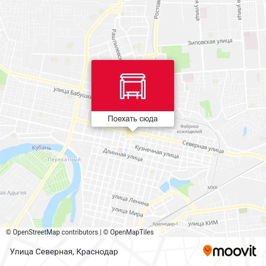Карта Улица Северная