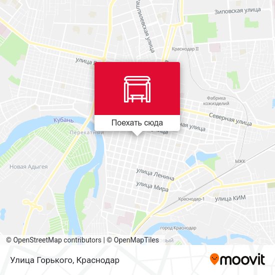 Карта Улица Горького