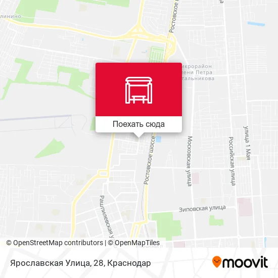 Карта Ярославская Улица, 28