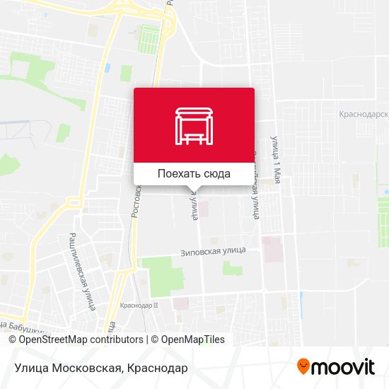 Карта Улица Московская