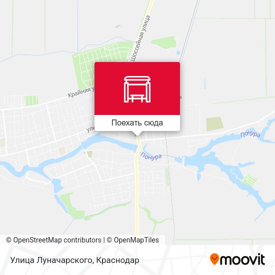 Карта Улица Луначарского