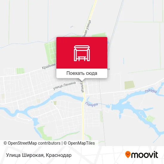 Карта Улица Широкая