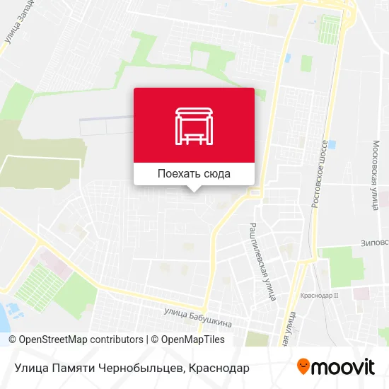 Карта Улица Памяти Чернобыльцев