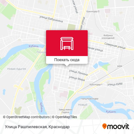 Карта Улица Рашпилевская
