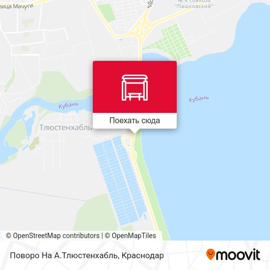 Карта Поворо На А.Тлюстенхабль