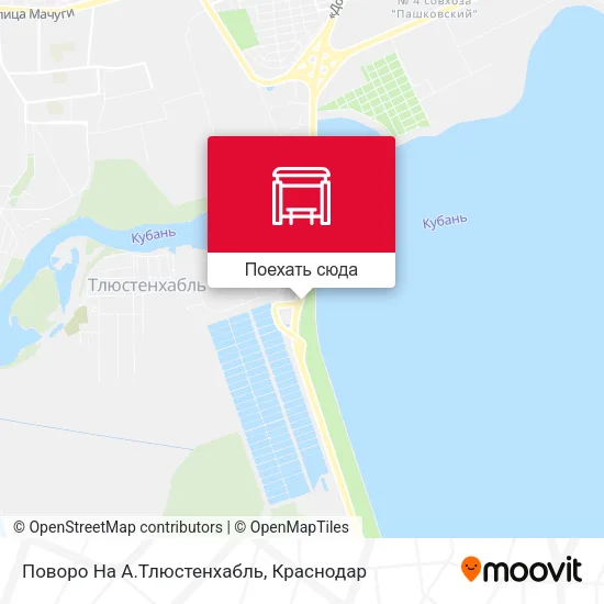 Карта Поворо На А.Тлюстенхабль