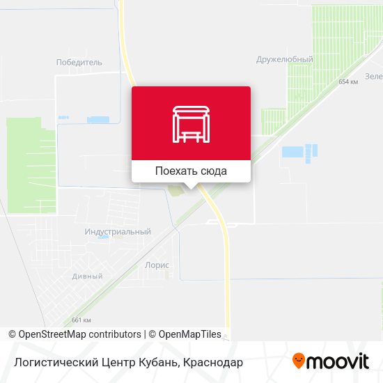 Карта Логистический Центр Кубань