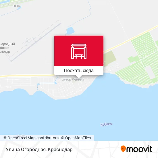 Карта Улица Огородная