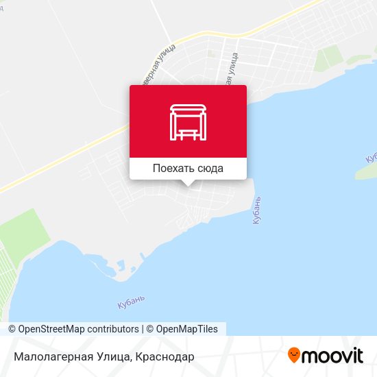 Карта Малолагерная Улица