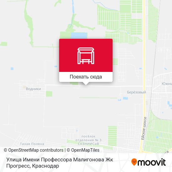 Карта Улица Имени Профессора Малигонова Жк Прогресс