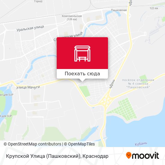 Карта Крупской Улица (Пашковский)