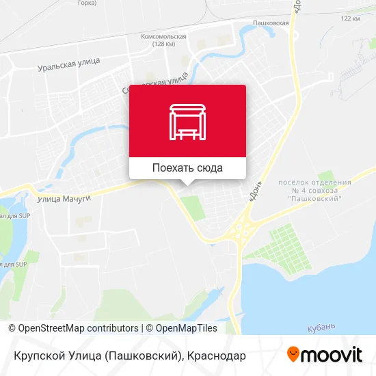 Карта Крупской Улица (Пашковский)