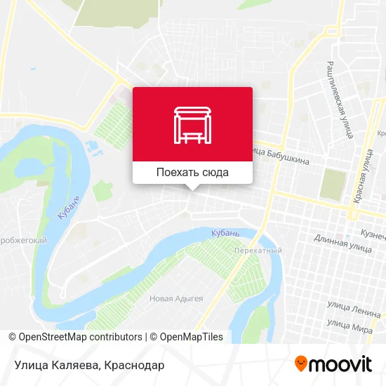 Карта Улица Каляева