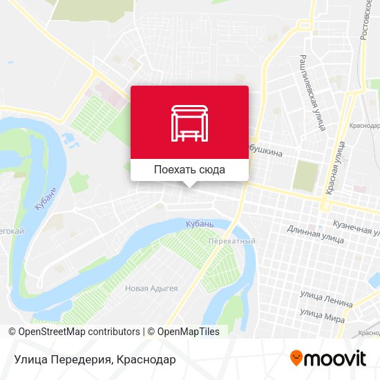 Карта Улица Передерия