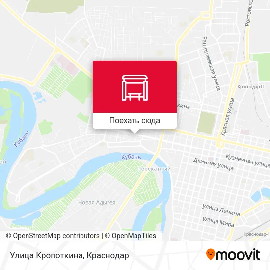 Карта Улица Кропоткина