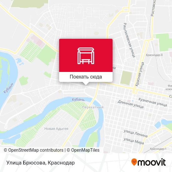 Карта Улица Брюсова