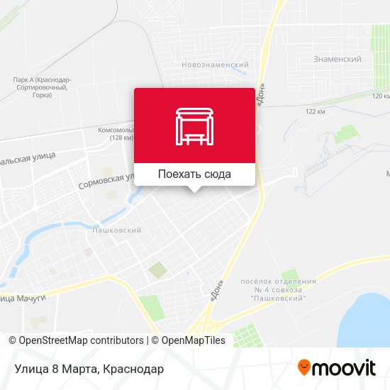 Карта Улица 8 Марта