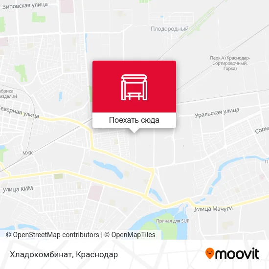 Карта Хладокомбинат