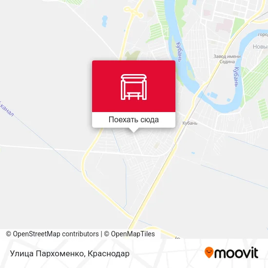 Карта Улица Пархоменко