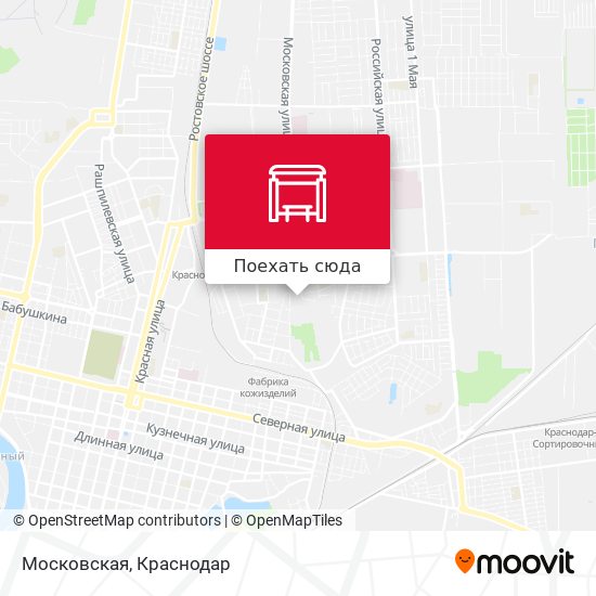 Карта Московская
