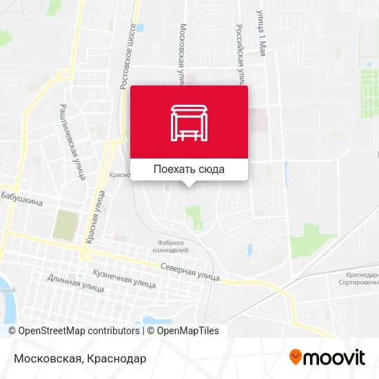 Карта Московская