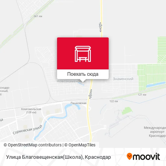 Карта Улица Благовещенская(Школа)