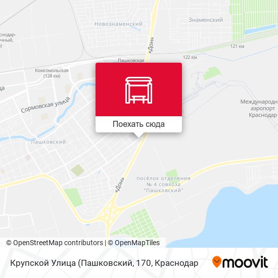 Карта Крупской Улица